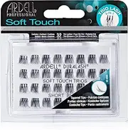 Ardell Soft Touch Trio Short Individuals Lashes, Black, Short