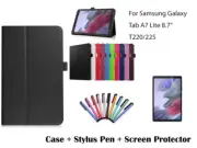 PU Leather Flip Cover Case for Samsung Galaxy Tab A7 Lite 8.7 T220/T225