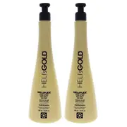 Helis Gold Heliplex One Step Hair Serum by Helis Gold for Unisex - 16.9 oz Serum - Pack of 2