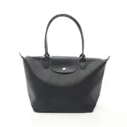 Longchamp Le Pliage City Tote Bag Canvas Leather Women'S Navy L2605Hyq556