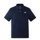 The North Face M S/S LOGO POLO 男POLO短袖-藍-NF0A87UX8K2