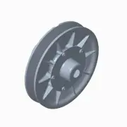 Polaris Driven Clutch Assembly, Genuine OEM Part 1323119, Qty 1