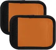 [ODAWA] Burnt Orange Luggage Handle Wraps 4 Pack, Suitcase Tags Identifiers Soft Grip Handle Cover for Suitcase Shopping Bag