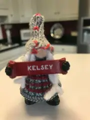 Ganz Resin Gnome Ornament Personalized Girl Gnome "Kelsey" New With Tags