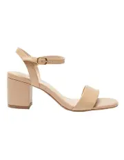 [Sandler] Heather Sandals In Nude Leather