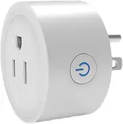 Smart Outlet,Smart Home Wi-Fi Outlet - Voice Control, Remote Control, Smart Home Automation, Smart Socket for Home Management, Timer & Schedule