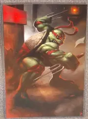 Teenage Mutant Ninja Turtles Raphael Glossy Print 11 x 17 In Hard Plastic Sleeve