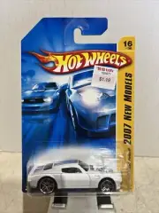 2007 Hot Wheels #16 New Models '70 PONTIAC FIREBIRD White Varia w/Scum Bum