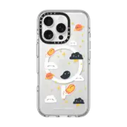iPhone 16 Pro Clear Case MagSafe Compatible Cosmic Friends by ellievsbear