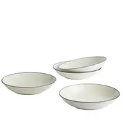 Gordon Ramsay Maze by Royal Doulton Set of 4 Bowls 24cm Denim Line - Robins Kitchen
