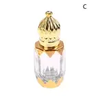 6ml Golden Refillable Perfume Bottles Glass Roll-on Essential Oil BottleUKUK-qk