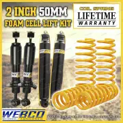 2" 50mm Foam Cell Lift Kit Shocks King Coils for Mitsubishi Pajero NM NP NS NT
