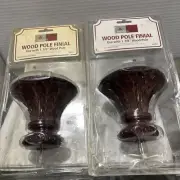 Phase II Wood Pole Finial 1 7/8 Wood Pole. D49603-69. Heathrow Finial