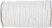 High Elastic Rubber Rope, Heavy Stretch Knit Sewing Accessory, Sturdy and Versatile for Protective Clothing Cuffs, Rubber Bands, 5mm Width, 200 Yard Length, White