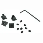 RJ Lockdown 132 0441 RJ45 Jack Locks- Black- 12 Locks