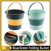 10L Travel Bucket Car Wash Water Storage Container Bathroom Kitchen Camp Bucket