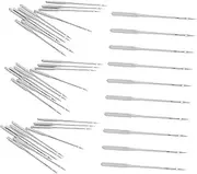 Operitacx 60pcs Heavy Duty Denim Sewing Machine Needles Multi Functional Steel Thread Needles for Thread Threading Tool