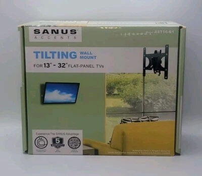 Sanus Accents AST16-B1 13''-32'' Flat Panel TV Tilting Wall Mount • New In Box