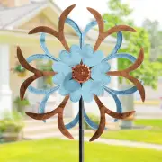 Wind Spinner Kinetic Stake Dual Direction Outdoor Patio Lawn Yard Art Decoration