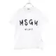 [二手] 【日本直送】 Pre-owned MSGM T-shirt Crew neck white logo print