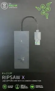 Razer Ripsaw X USB Capture Card with Camera Connection for Full 4K Streaming 10