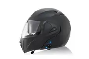 Motorcycle Full Face Helmet Motorbike Bluetooth Dual Visor Flip UP Open Scooter