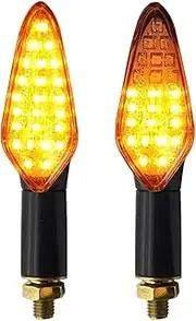 Motorcycle Turn Signals E4 Motorcycle Flasher E Mark LED Motorcycle Light Built Relay(2PCS)