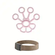 ANYFIT Hand Gripper Silicone Finger with Wrist Strap Stretcher Forearm Strength Trainer and Fitness Resistance Tool