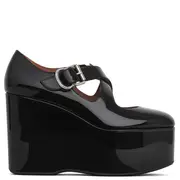 [ALAIA] Criss Cross Wedges
