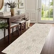 Washable Area Rugs, Long Carpet Rug Runners Ideal for Hallway, Living Room, Bedroom, Kitchen and Laundry Room, 100-600cm Floor Carpet Runner Mat Door Mat(100x500cm)