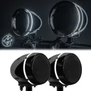 Waterproof 300W Bluetooth Motorcycle LED Audio Amp Stereo Speakers System Harley