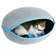 Cat Pod Dog Puppy Bed Cat Bed Hooded Cat Bed Cat Cave Grey