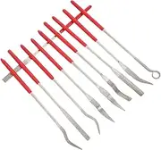 Mini File Set 10pcs Files for Wood Metal Jeweller Sharpening Crafting Tool Set