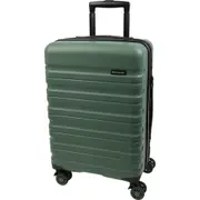Pierre Cardin 4 Wheel Cabin Hard-Shell Suitcase Travel Luggage 54cm Moss