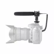 Pyle Video/Camera Shotgun Microphone w/3.5mm Connect Condenser GRAY PMKSF32