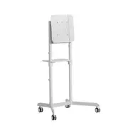 Atdec TV Cart White Mobile With Rotation