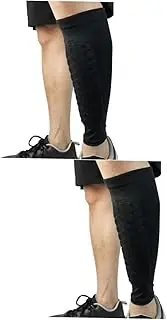 INOOMP Calf Compression Sleeve for Men Sports Shin Guard Calf Compression Sleeve Running Basketball Shin Guards