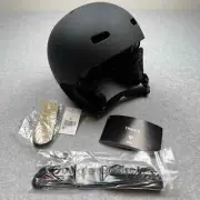 RED Trace ll Snowboard Helmet Size Adult Small 55-57 Ski/Skate/BMX Black NWT