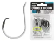 BKK Heavy Circle Hooks Glow Bulk Pack 10/0 Qty 25