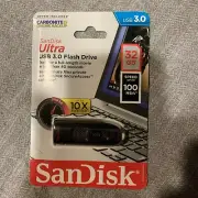 NEW SanDisk Ultra 32GB USB 3.0 Flash Drive
