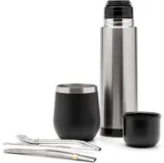 Complete Yerba Mate Set - Modern Mate Gourd, Thermos, Bombilla and Cleaning Brus