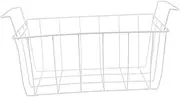 KOCKSHION Sturdy Wire Baskets for Freezer Storage Capacity Organizer for Chest Freezer Easy Installation Hanging Storage Bin for Food Items Efficient Space