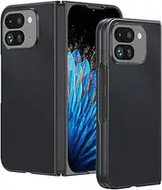 Case for Google Pixel 9 Pro Fold, Lightweight, Ultra-Thin, Shockproof, Stylish and Minimalist Leather Case (Black,for Pixel 9 Pro Fold)