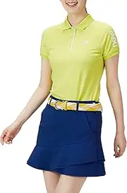 [New Balance] 012-2160501 Women's Short Sleeve Polo Shirt, Absorbent, Quick Drying, Stretchable, Golf