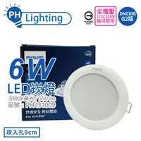 在飛比找PChome24h購物優惠-(4入) PHILIPS飛利浦 LED DN030B G2 