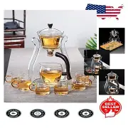 Luxury Borosilicate Glass Tea Set with Automatic Water Infuser - Ultimate Gift