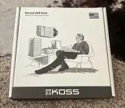 Koss Record Wall Rack, Vinyl Holder for Storage and Display, Expandable