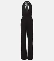[Max Mara] Max Mara Nice halterneck jersey jumpsuit UK 18 black