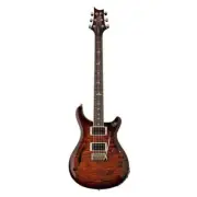 PRS SE Custom 24 Semi-Hollow Piezo Electric Guitar - Orange Tiger Smokeburst