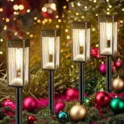 2-in-1 Solar Lights Outdoor/Wall Lamps,Adjustable Warm&Cool White 8 Pack Super